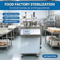 HN QDMECH 100L & 150L Optionele Voedselautoclaaf Sterilisator Hoge Druk Sterilisatie Apparatuur Verticale Autoclaaf Retort Machine