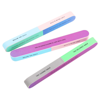 Lime à ongles 6 côtés, papier de verre, lime à ongles, Gel UV, outil de manucure, outil professionnel de haute qualité, Nail Art, vente en gros