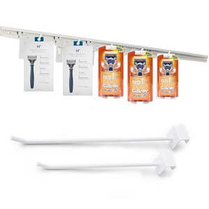 Para la venta <span class=keywords><strong>al</strong></span> por menor de carro tienda capacidad 120Pcs inoxidable Clip Strip en pantalla supermercado gancho Bk gancho pantalla - Product Image 1
