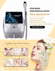 เครื่องกำจัดขนด้วยเลเซอร์ ระบบกำจัดขนด้วยเลเซอร์ไดโอดแบบไม่เจ็บปวดถาวร ระบบกำจัดขนแบบเย็นด้วยน้ำแข็งเพื่อการลดขนถาวร - Product Image 5