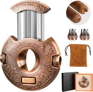 Fabricant en gros de coupe-cigares de luxe en acier inoxydable pour table, sans danger pour les enfants, bon marché, avec logo personnalisé - Product Image 1