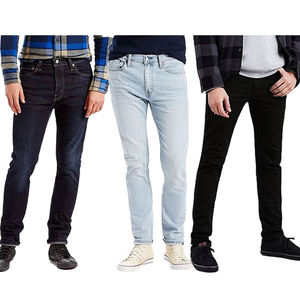 <span class=keywords><strong>Jeans</strong></span> Homme Coupe Droite Extensible Taille Moyenne Slim Décontracté Tendance Jogging <span class=keywords><strong>Skinny</strong></span> – Vente en Gros Direct Usine Chine - Product Image 1