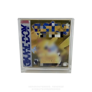 Phổ trò chơi cao cấp cậu bé trước NES N64 rõ ràng hộp trong suốt Acrylic trường hợp với nắp pokemned karten tăng cường hộp Deutsch - Product Image 1