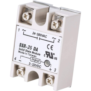 DC-AC Solid State Relay SSR-25DA 25A Single Phase Module, <b>12V</b> DC Control to 220V AC Load <b>Switching</b> for Industrial & DIY Projects - Product Image 2