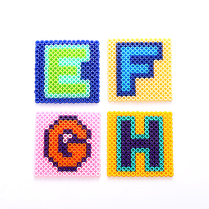 Juguete de rompecabezas hecho a mano DIY de alta calidad, cuentas Hama con forma de letra, cuentas Perler de 5mm, juguetes educativos para niños - Product Image 2