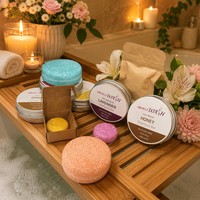 Sabun Sampo Padat Vegan Herbal Alami Buatan Tangan dengan Logo Kustom Grosir