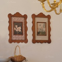 La Petite Tapisserie Murale Rectangulaire Vintage Tressée, Thème Plantes et Fleurs d'Art Ancien, pour Salon et Chambre à Coucher