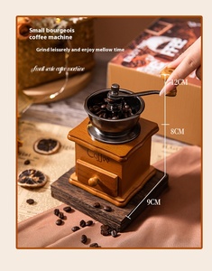 Cadeaux d'affaires promotionnels-Vieux moulin à café en grains coffret cadeau Portable Coffee <span class=keywords><strong>Miller</strong></span> Maker Mini moulin à café en acier inoxydable - Product Image 4