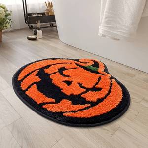 Alfombra de Baño con Forma de Calabaza, Absorbente, Antideslizante, para Uso Doméstico - Product Image 4