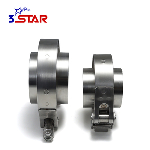 Collier de serrage rapide en acier inoxydable pour tuyau d'échappement à bride en V et rainure en V - Product Image 5