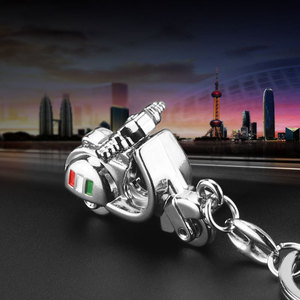 Llavero Creativo 3D de Metal con Forma de Vehículo Eléctrico, Regalo de Lujo Italiano, <span class=keywords><strong>Mini</strong></span> Motocicleta de Aleación de Zinc, Marca FANDA, Serigrafía - Product Image 2
