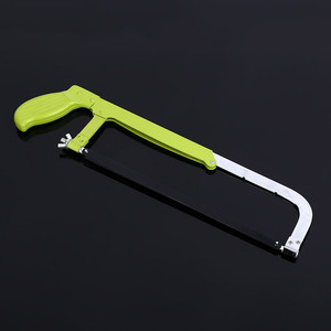 Cadre de scie à métaux multifonctionnel en acier, lame de remplacement de 12 pouces, poignée antidérapante pour le travail du bois, le jardinage, l'usage domestique - Product Image 3