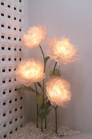 Flor de Camelia Gigante Luminosa Hecha a Mano con Luz para Bodas, Decoración del Hogar, Calle, Inicio de Negocios, Accesorios de Fotografía