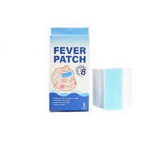 Compresse froide en gel rafraîchissant pour bébés et adultes, patch réducteur de fièvre, coussinet de soulagement sûr pour enfants et adultes