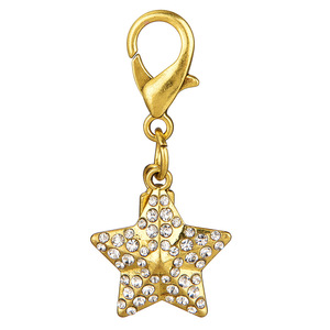 Porte-clés Rétro Y2K en forme de <span class=keywords><strong>cassette</strong></span> musicale, avec breloques pendentifs DIY en émail, ornées de strass, motifs mignons (cerise, ours, papillon, trèfle, nœud, animal) - Product Image 5