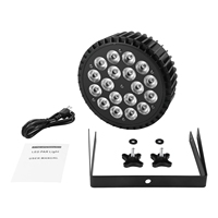 Luz Par LED de 200W UV+RGB 18*10W DMX con Mezcla Infinita y Efecto Arcoíris para Escenario y DJ