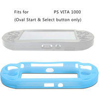 TPU 硅胶外壳 适用于 PS Vita PSV 1000 游戏机橡胶软皮保护套 适用于 PSV1000 保护套