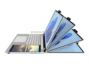 Portátil de Doble Pantalla Táctil de 15.6 + 7 Pulgadas, Computadora para Estudiantes N100 I7 I9 10.ª 11.ª 12.ª Generación, para Negocios - Product Image 2