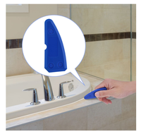 Kit d'outils de calfeutrage K-046 4 pièces outils de finition pour joint d'étanchéité en Silicone (bleu)