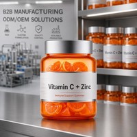 Gummies multivitaminées à marque privée OEM, supplément quotidien à croquer avec zinc et vitamine C pour le soutien immunitaire, 60 unités