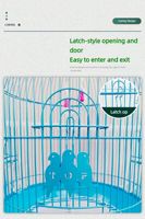 Accessoires pour animaux de compagnie en gros, petites cages à oiseaux, fournitures pour animaux de compagnie, articles pour animaux de compagnie, cage à oiseaux d'intérieur, support de cage à oiseaux