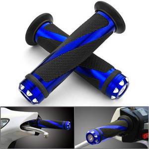 Poignées en caoutchouc et gel d'aluminium de 7/8 pouces pour guidon de moto et de vélo de sport - Product Image 5