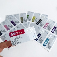 Autocollant holographique 3ml, durable, imperméable, résistant à l'huile, étiquette autocollante, logo personnalisé gravé au laser, emballage en papier BOPP pour flacon