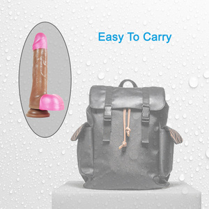 Langer dünner Vibrator Penis 10-Frequenz-Vibration Haut freundlicher flüssiger Silikon dildo für Paare Sexspielzeug - Product Image 6