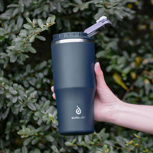 Vaso Térmico <span class=keywords><strong>IDEUS</strong></span> de Doble Tapa con Pajita, Gran Capacidad, Acero Inoxidable 304, Portátil, para Viajes, Aislado para Bebidas Frías y Calientes, Personalizable - Product Image 1