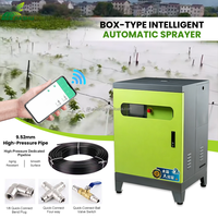 Automatische hogedruk nevelspuitbox, intelligente vernevelingsapparatuur met pomp/motor/motor voor desinfectie in landbouw en kassen