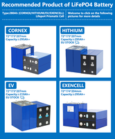 CATL baterai Surya Lithium Ion prismatis 3.2V asli stok EU 100Ah 200Ah 340Ah kapasitas Model LF560K untuk Ukraina Polandia
