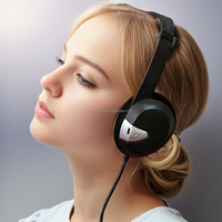 Headset Penerbangan JIND-863 Terlaris, Headphone Pesawat, Headset Aviasi, Earphone Pesawat, Earphone Sekali Pakai
