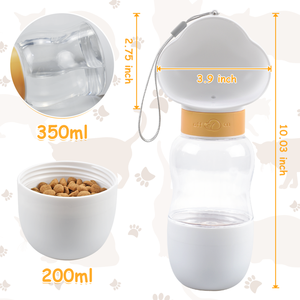 Botol air portabel perjalanan hewan peliharaan, mangkuk anjing anti bocor Aksesori anjing untuk anjing anak anjing - Product Image 5