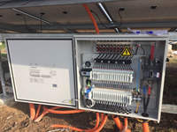 Caja Combinadora de Monitoreo Inteligente PLC para Monitoreo de Paneles Solares Fotovoltaicos