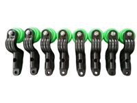 Chariot suspendu en nylon plastique pour convoyeur aérien 220V haute productivité pour ligne de traitement de la viande de volaille