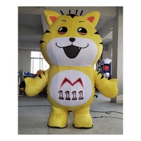 Costume de mascotte gonflable personnalisé george de peppa pig, vente en gros