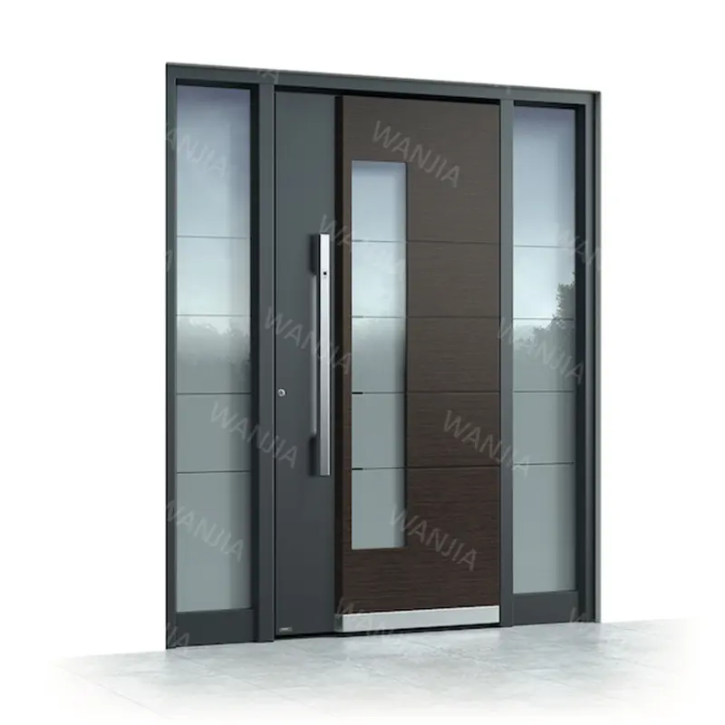 latest modern design villa exterior front entry doors pivot metal doors exterior steel door for home