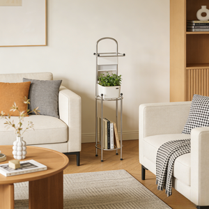 Portarrollos de Papel Higiénico Independiente de Níquel Pulido, Diseño Moderno de Acero Inoxidable, Modelo 1211003, Fabricado en Beijing para Hogar y Cocina - Product Image 3