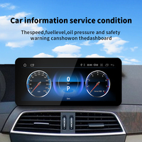 Autoradio Android Auto Qualcomm 12,3 pouces Carplay pour Mercedes Classe C W204 2007-2014 Lecteur multimédia de voiture BT WIFI SIM Stéréo GPS