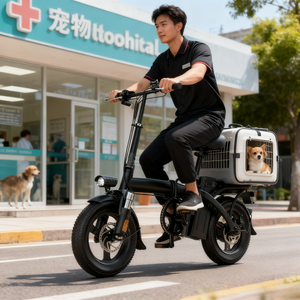 Vente directe d'usine, édition de luxe, vélo électrique pliable 48V/400W 20Ah 60Km, <span class=keywords><strong>moteur</strong></span> sans balais, frein à disque double, pour les agents conducteurs - Product Image 4