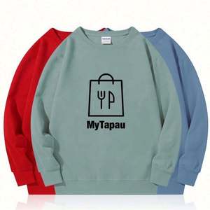 Wonderful Breathable Custom Cotton Crew Neck Long Sleeve Men Sweatshirts <b>Dropped</b> Shoulder Pullover Sweaters - Product Image 1