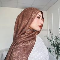 Voiles de très haute qualité, chaudes, en modal et en pashmina, foulard musulman pour femmes, bandanas ethniques islamiques pour l'hiver