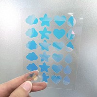 Patchs hydrocolloïdes de forme personnalisée pour l'acné Soins de la peau anti-boutons Soins du visage avec marque privée Patchs pour le traitement de l'acné