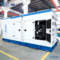 Générateur diesel triphasé 1000 kVA refroidi par eau, fiable, OEM, pour l'exploitation minière, la construction, l'industrie, durable, télécommandé, 1800 tr/min, 50/60 Hz, 480 V
