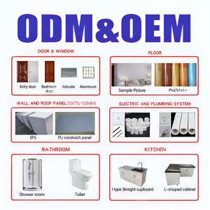 लक्जरी विला कंटेनर पोर्टेबल 20 फीट प्रीफैब 3 1 फोल्डेबल आधुनिक सैंडविच पैनल हाउस में लिविंग रूम होम ऑफिस आउटडोर उपयोग के लिए - Product Image 6