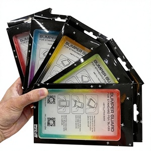 Plaque de protection arrière en TPU à paillettes dégradées 35pt pour cartes gradées, avec plaque en acrylique transparente pour PSA Slab - Product Image 6
