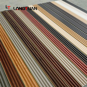 多种风格WPC木塑复合墙板室内装饰PVC凹槽墙板室内WPC墙面覆层 - Product Image 1