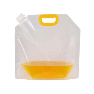 Trong Suốt Pe Pet Túi Nhựa Bao Bì Vòi Phun Vòi Đứng <span class=keywords><strong>Pouch</strong></span> Với Dây Kéo Cho Bia Nước Sữa Lưu Trữ Nhiệt Niêm Phong - Product Image 5