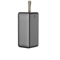 Batterie externe OEM tendance 30000 mAh avec câbles intégrés (en option) et écran numérique, charge rapide 20W, chargeur portable d'extérieur