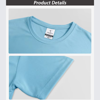 Vente en gros à Guangzhou de t-shirts personnalisés unisexes DTG, t-shirts personnalisés avec logo imprimé à l'écran pour impression en gros